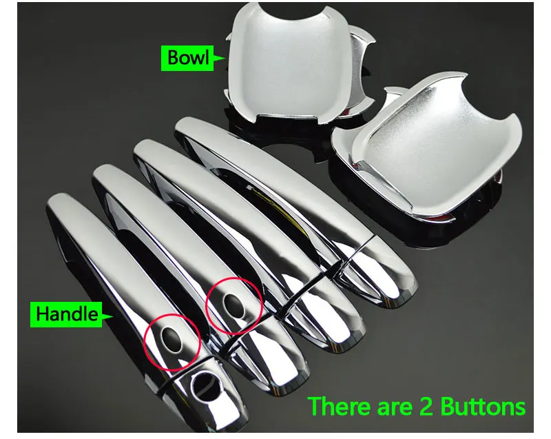 For Suzuki SX4 Accessories 2006-2013 Chrome Door Handle Covers Fiat Sedici 2007 2008 2009 2010 2011 2012 Car Styling Stickers