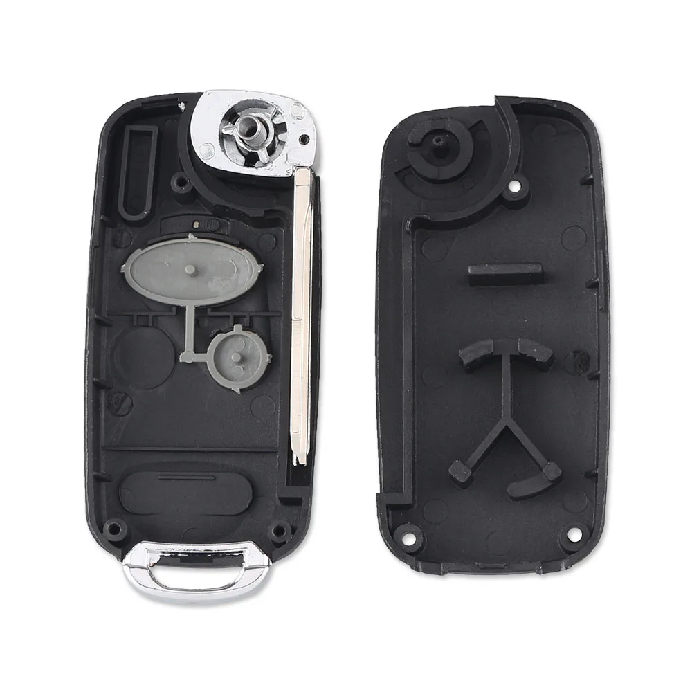 KEYYOU Modified 2 Button Folding Flip Remote Car Key Case Shell For Honda Accord Civic HRV Jazz Civic Fit Odyssey CRV S2000 Key