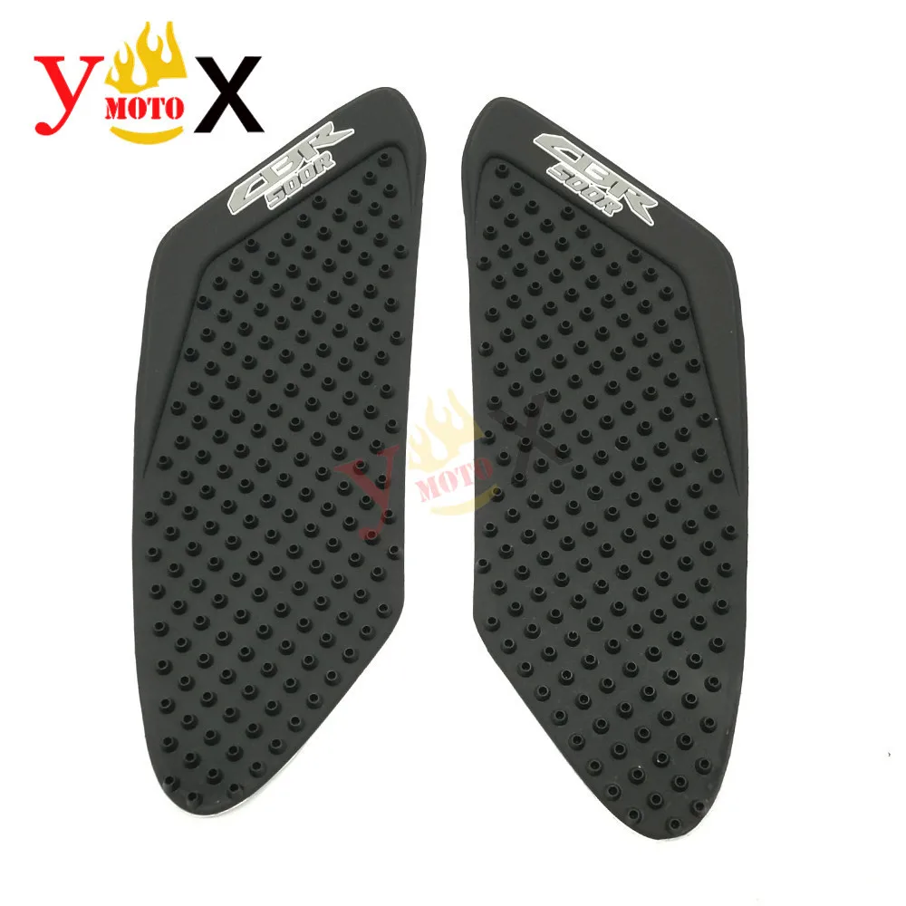 

Motorcycle Rubber Anti slip Gas Fuel Tank Traction Pad Knee Grips Stickers For HONDA CBR500R CBR 500R 2013-2015 2014 13 14 15