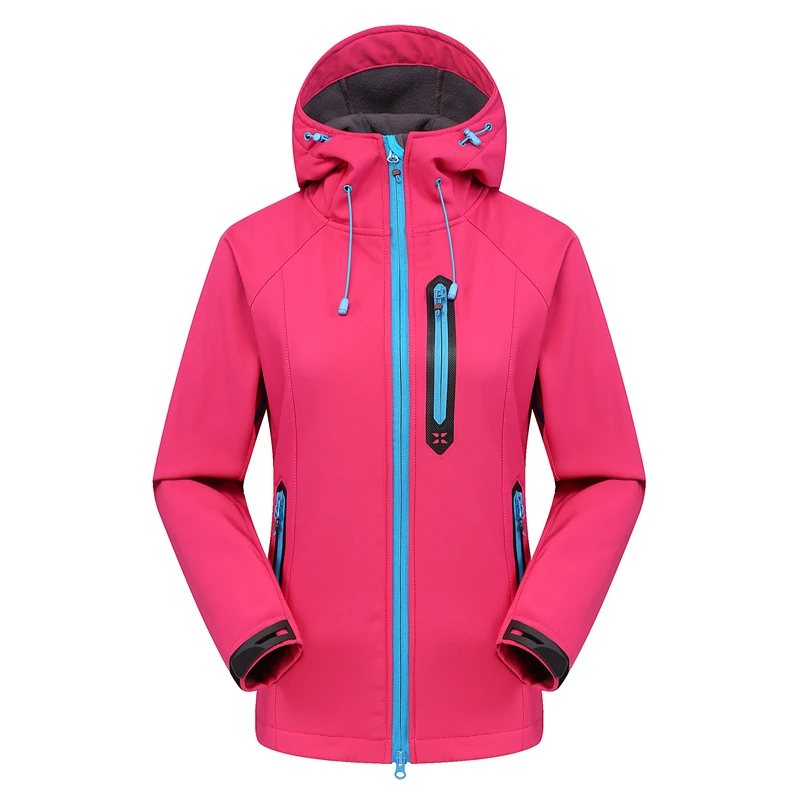 

Winter Water Resistant waterproof Breathable Softshell Jacket Women Windbreaker Outdoor sport For Climing Hiking camping fishing