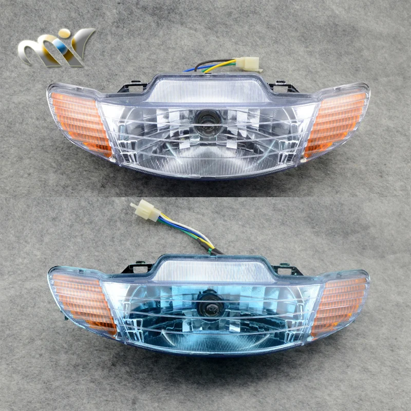 Światła motocyklowe reflektory motocyklowe biało-niebieskie do Honda DIO 50cc ZX AF34 AF34.5 AF 34 AF 34.5 Skuter motocyklowy