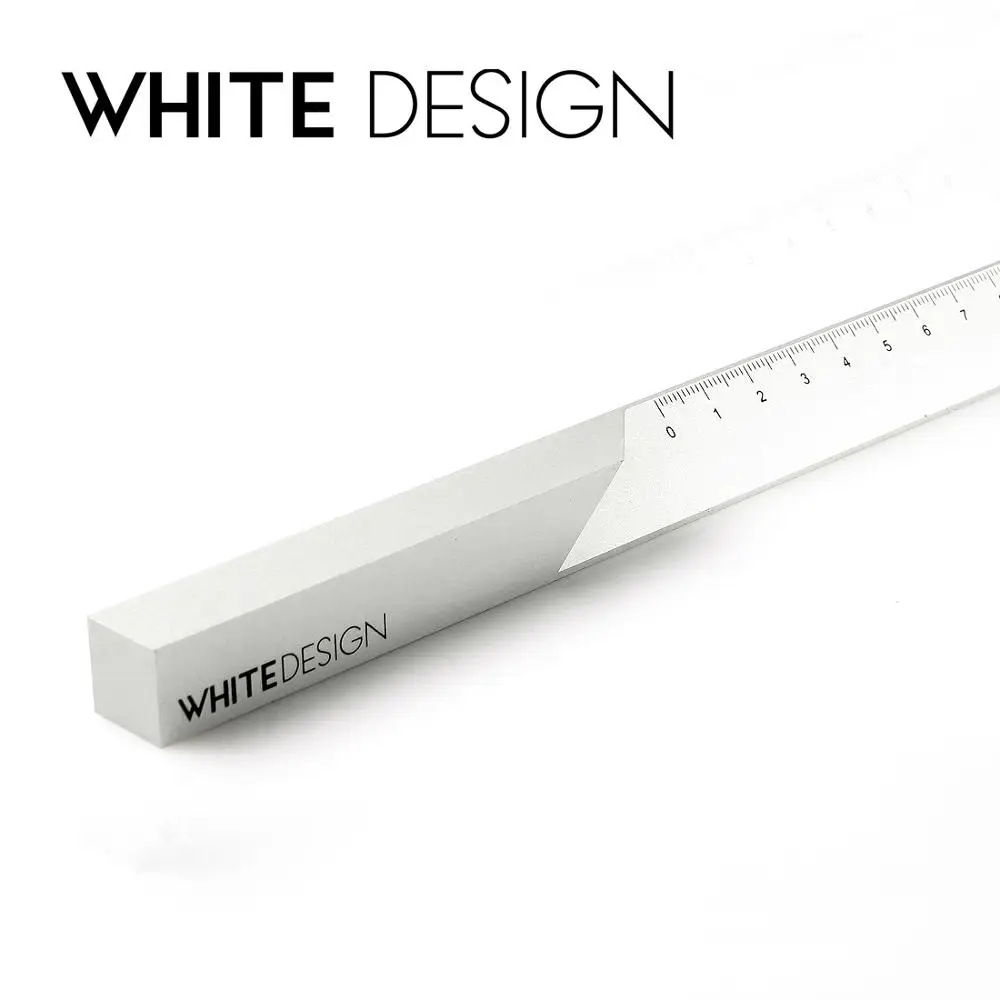 Architect Aluminum Alloy Scale Ruler Office Stationery  Creative Designer Metal Ruler