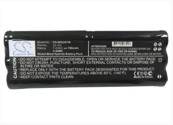 Cameron Sino 700mAh battery for MIDLAND G-28 G-30 20-555 Two-Way Radio Battery