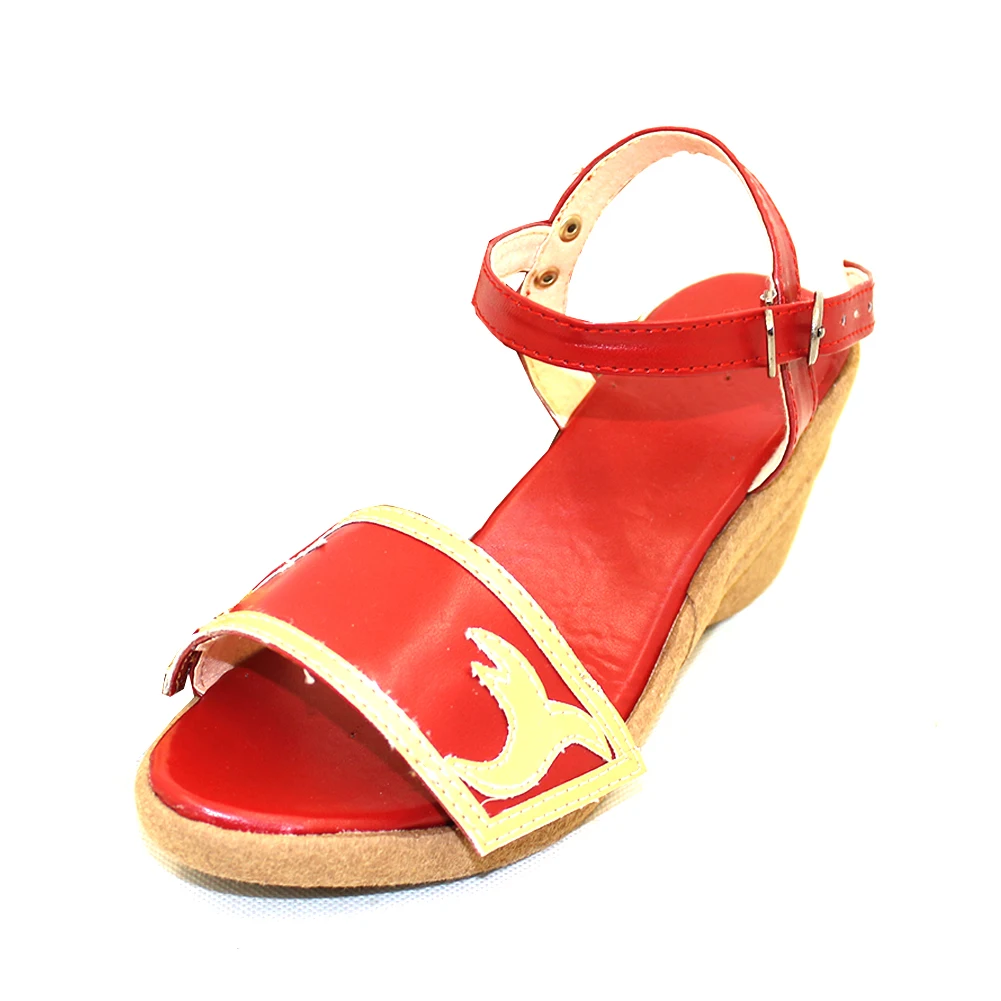 Brdwn Fist Of Shadow women's Blood Moon Cosplay Akali sandal custom shoes