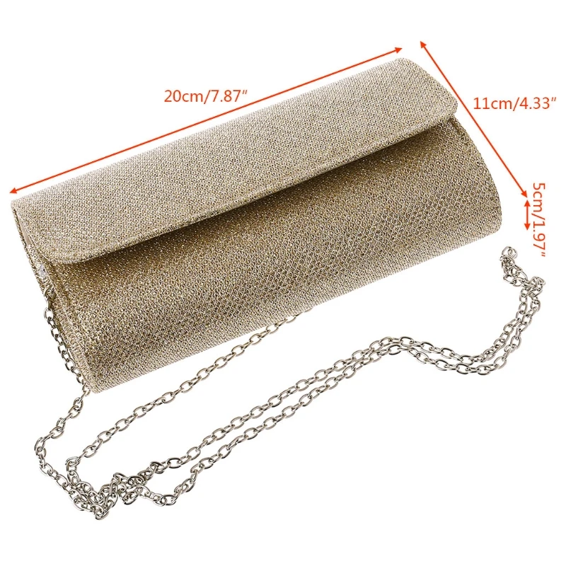 Women\'s Evening Shoulder Bag Bridal Clutch Party Prom Wedding Envelope Handbag