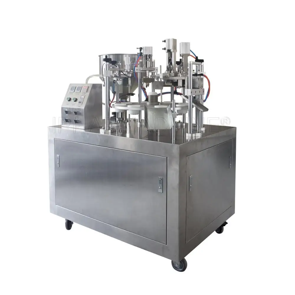 CapsulCN,Auto Ultrasonic Cream Paste Filling Machine Soft Tube Sealer Machine(10 holes )