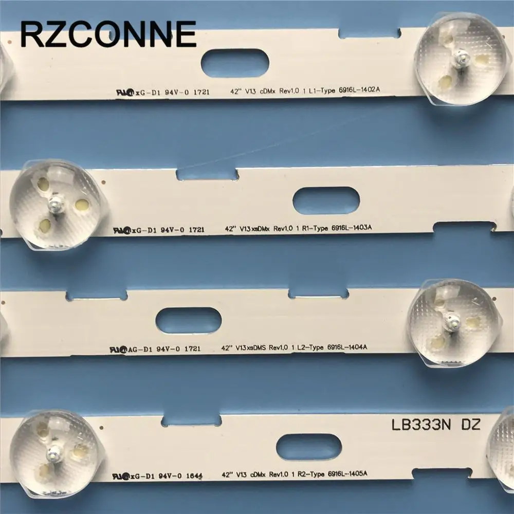 Bande LED pour LG 42 ''V13 cDMS Rev1.0 1 L1 R1 L2 R2-Type 6916L-1402A 42LN5200 42LN5300