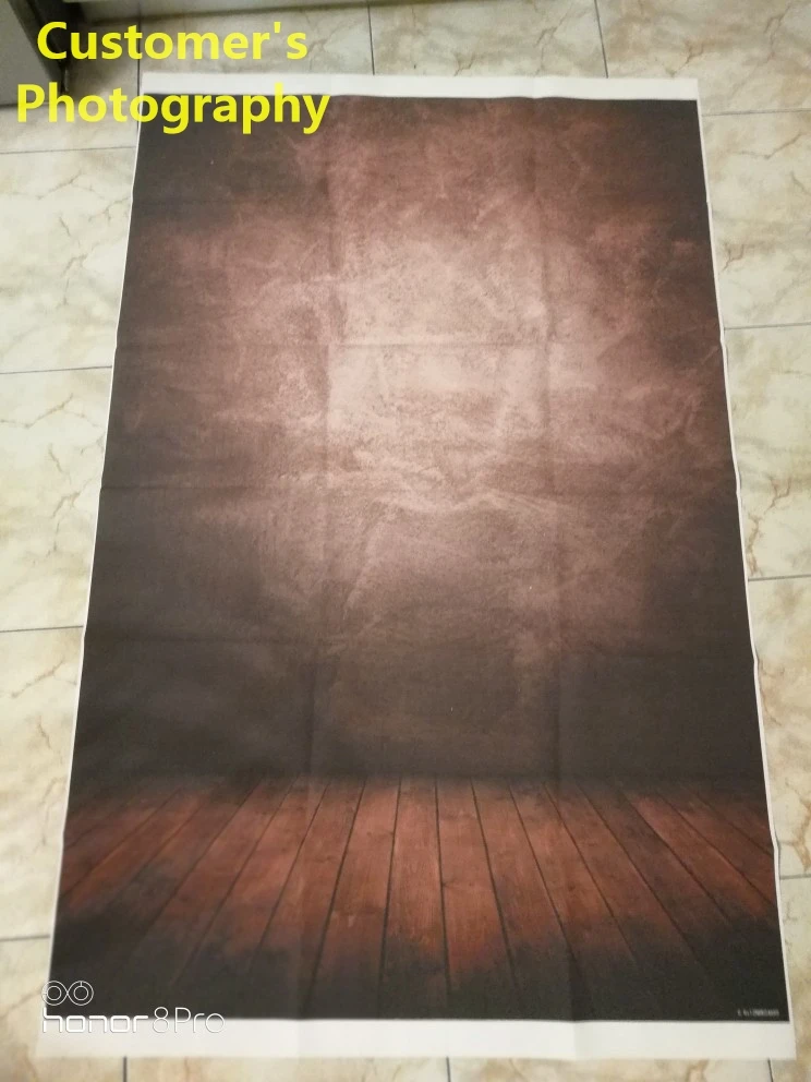 Laeacco Fantasy Gradient Solid Color Texture Baby Wooden Floor Party Portrait Photography Background Photo Backdrop Photocall