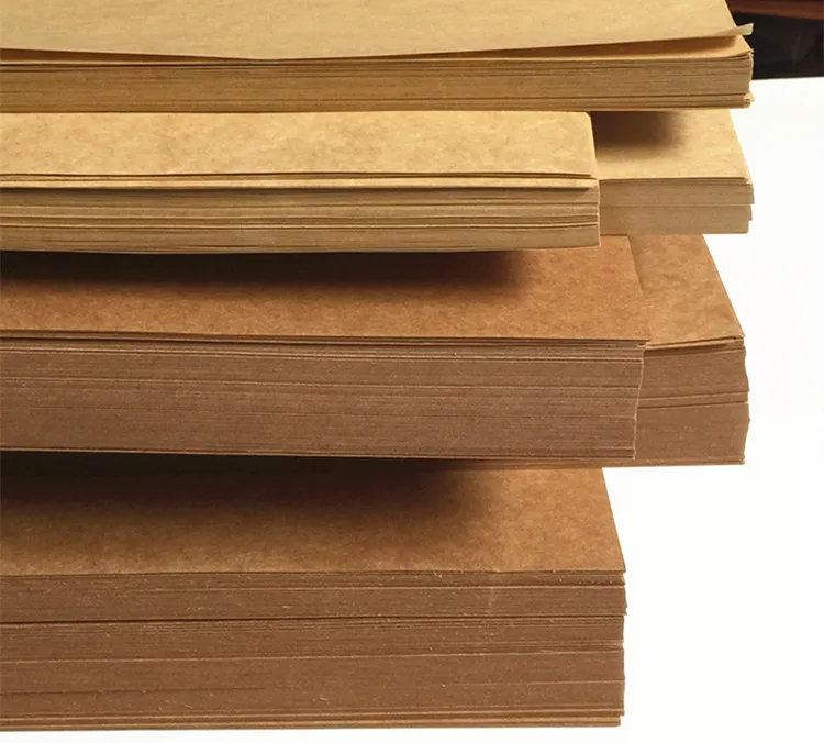 

21*29.7cm 100Pcs/ Lot School Office Supply Blank 120gsm Suitable A4 Kraft Paper 8.26"x11.69" Light Vintage Craft Paper