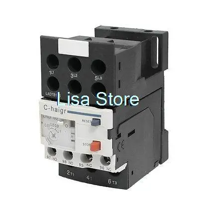 JR28-25 Manual Reset 3 Pole Motor Protection Thermal Overload Relay 0.63-1A