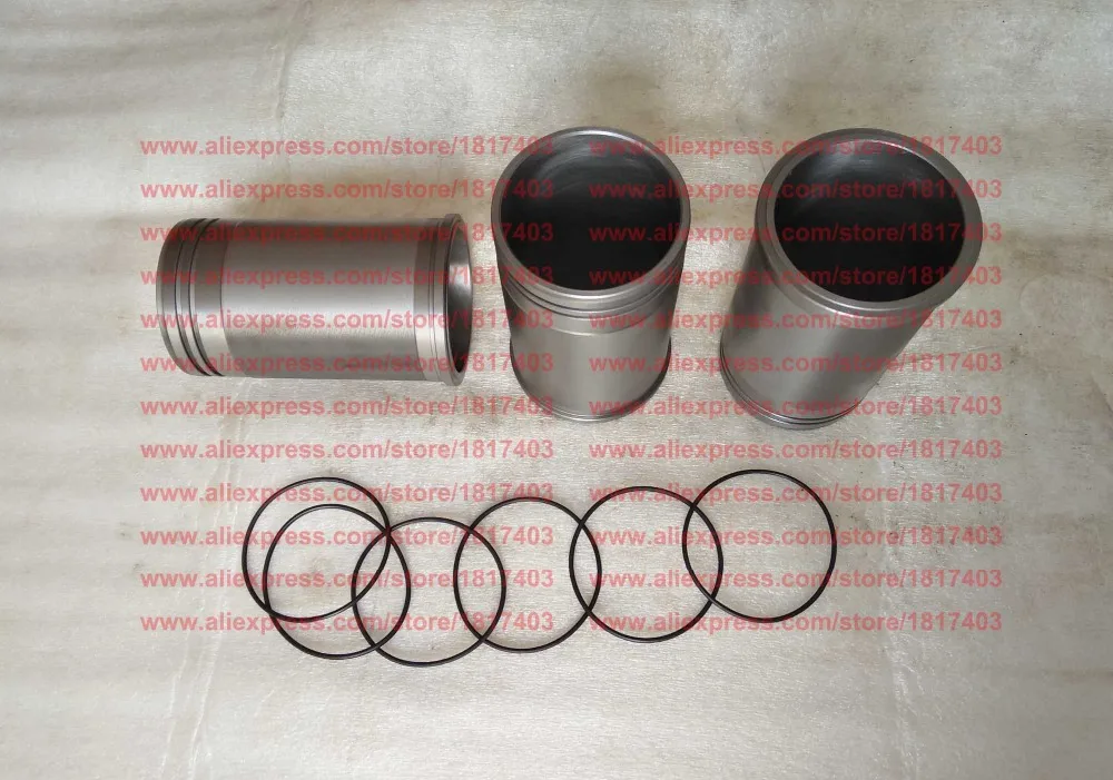 Laidong LL380B Cylinder liner (cylincer sleeve) + water seal ring, Laidong engine parts