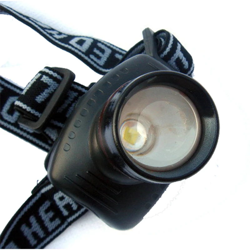 Litwod Zoom lens AAA Battery Head Lamp Mini LED Headlamp 3 Mode Energy Saving Outdoor Head light Camping Headlight