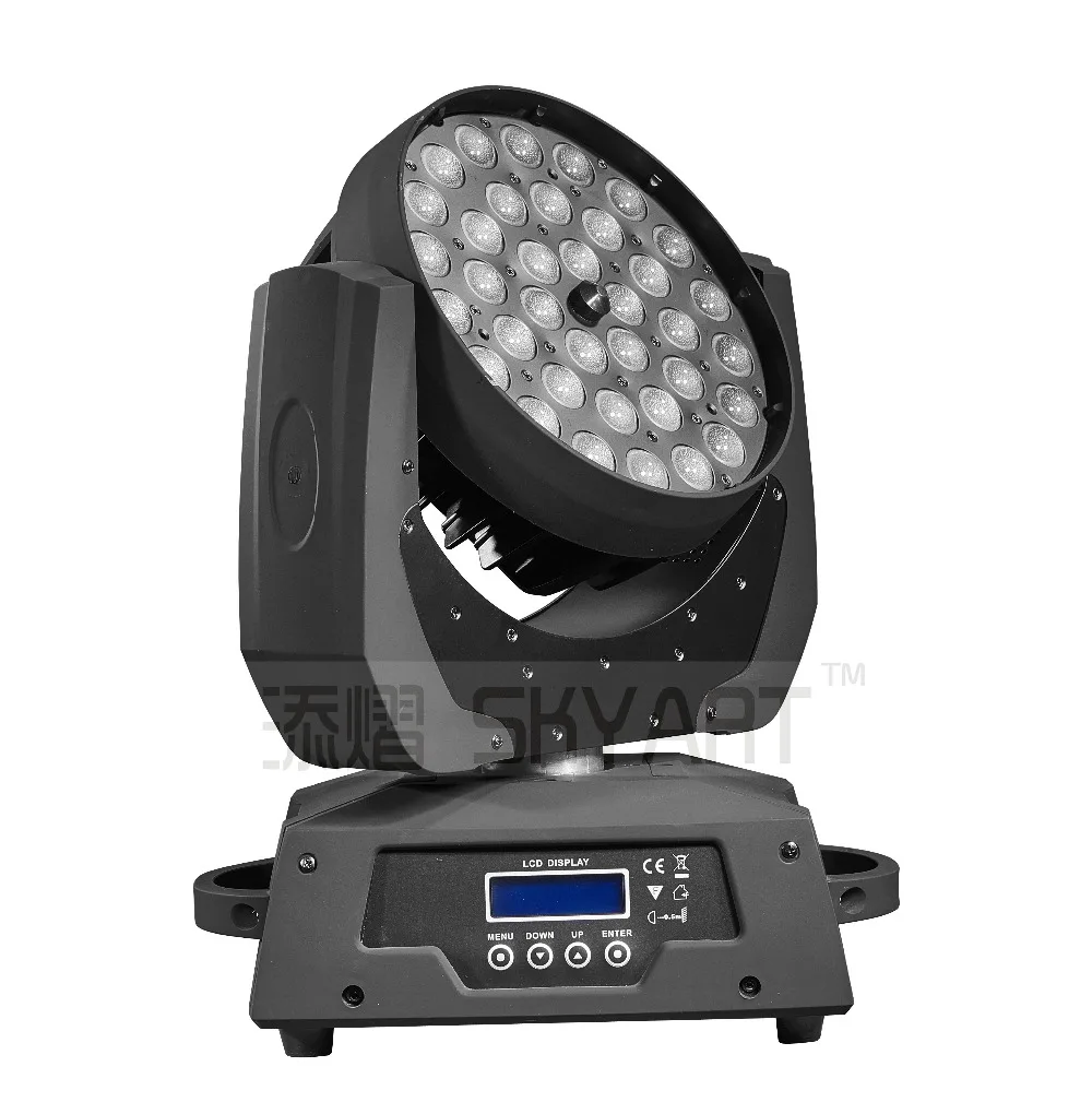 10 unit gratis verzending RGBW 4in1 zoom wash 36x10w led moving head stage light