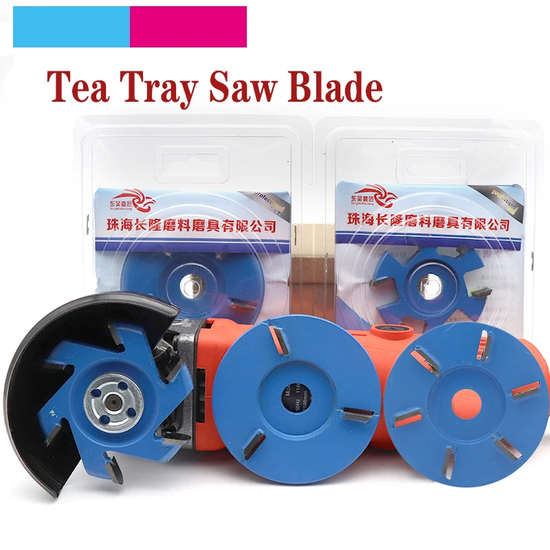 

1pcs Multiple-type Woodworking Hexagonal Disc Tea Tray Saw Blade 16mm Aperture For Angle Grinder Wood Carving Grinder Blade