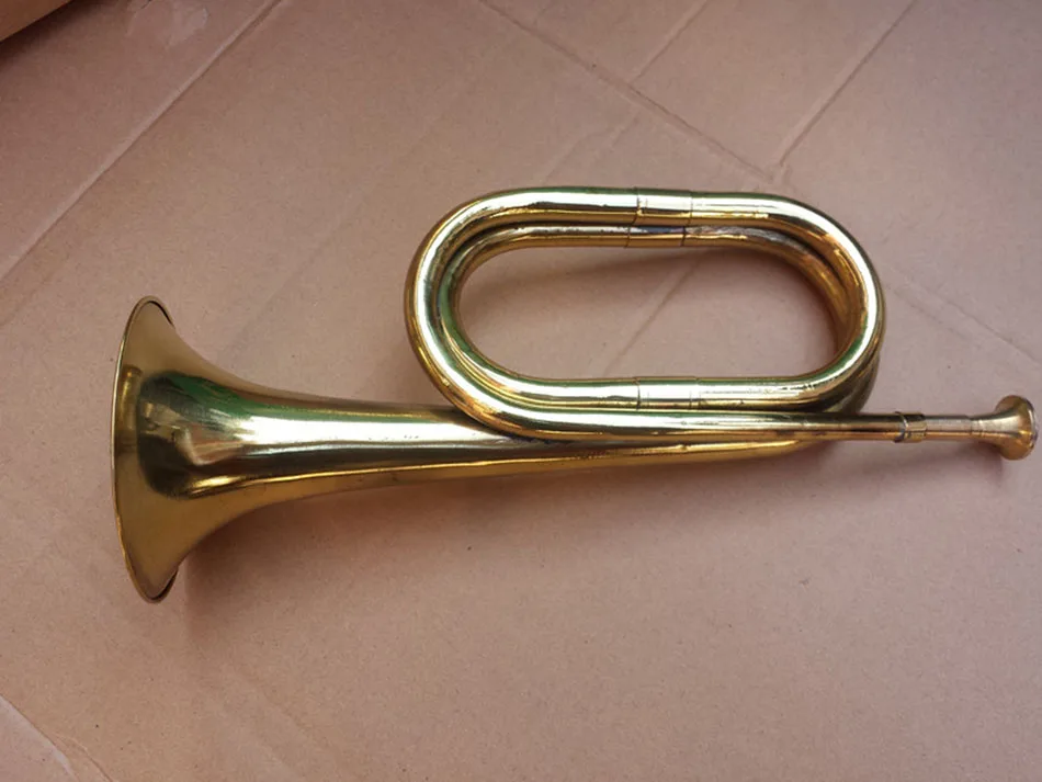 

Surplus Chinese Army Emergency Horn Military PLA Brass Blowing Bugle-CN042