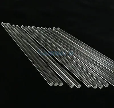 7x300mm Labor Glas Rühren Stangen Borosilikat Hohe Beständig Rührer 10 PCS