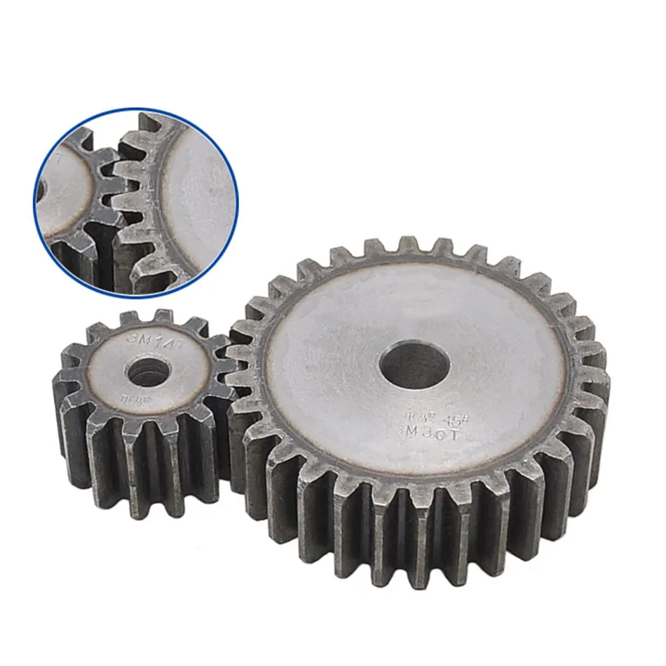 1pc Metal Transmission Gear 45# Steel Spur Gear 3M 59T-100T 3 Modulus 59 58 60 61 62 63 64 65 70 72 67 75 80 859 100 Teeth