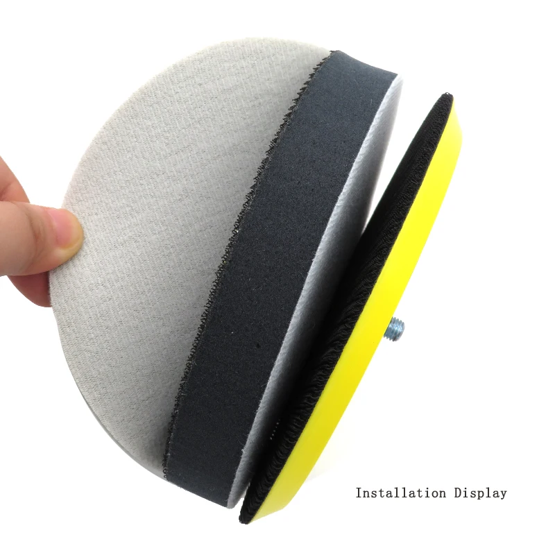 6 Inch 150MM Sponge Soft Cushion Buffer Interface Pad Sander Buffering Pad Hook and Loop Protection Power Tool Parts (Pack of 5)