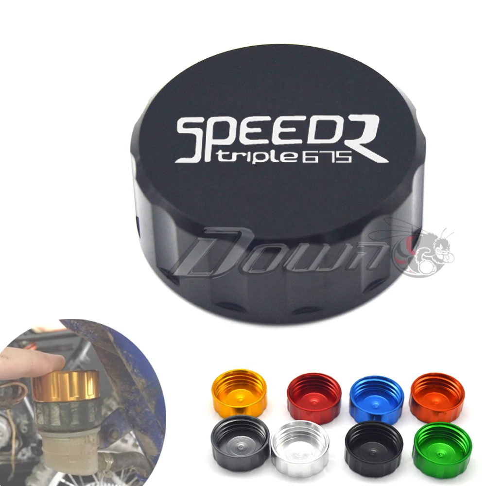 Крышка бачка заднего тормоза для Triumph 675 STREET TRIPLE R/RX 2009, 2010, 2011, 2012, 2013, 2014, 2015, 2016, CNC