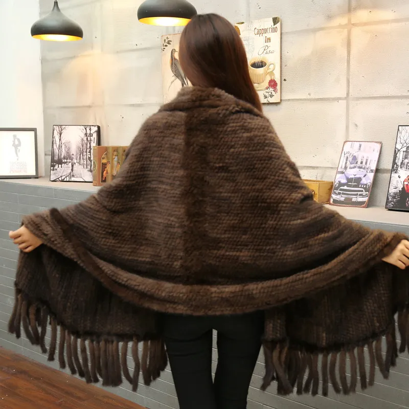 2024 JKP hot explosion models women\'s knitted collar scarf Royal suede suede coat women\'s warm fashion natural fur shawl