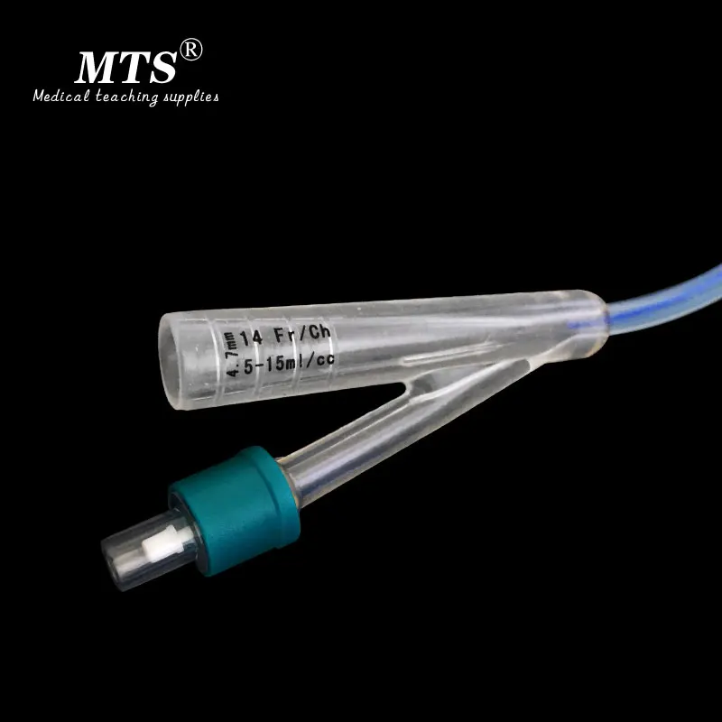 MTS 10pcs/Lot Medical Silicone Foley Catheter Urology Male and Famale 2 way Urinary Tube Clinical Teaching Traumatic Pistol