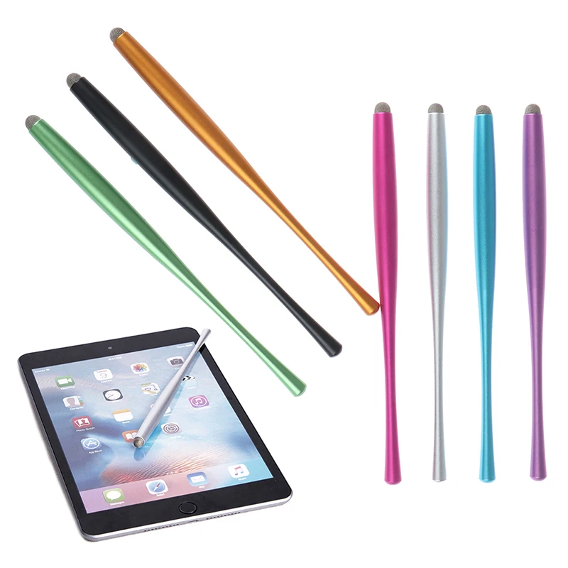 Capacitive Stylus Pen Metal Mesh Micro-Fiber Tip Touch Screen Stylus Pen For Smart Phone for Tablet PC for iPhone 