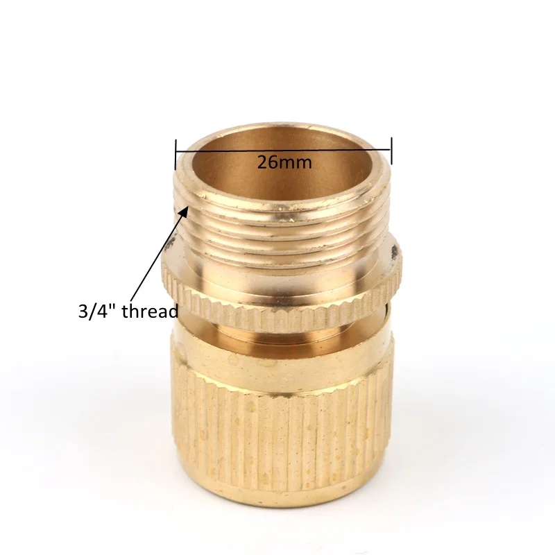 1pc pure brass garden water gun connector washing machine quick connector male/female 3/4\