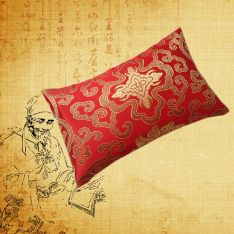 Coussin De Diagnostic De Pouls Médecine Chinoise - Oreiller Ergonomique Pour Le Poignet - Tissu Soie/coton Perlé - Pour Praticiens Et étudiants - 21x11.5x7cm - 5