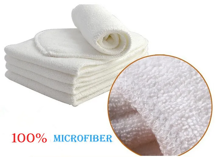 10pcs Microfiber Nappy Insert 3 Layers Washable Reuseable Baby Cloth Nappies Suitable for all OS Diaper