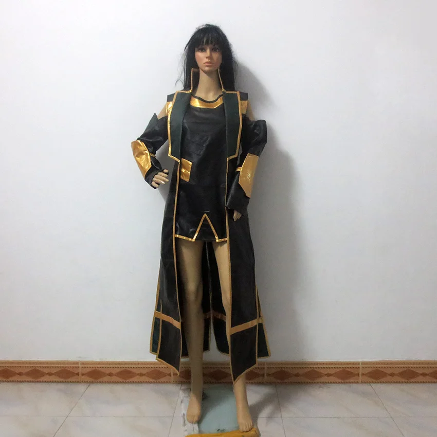 Costume de cosplay personnalisé pour femme, Thor 3, The Dark World, Style Loki, Reversion sexuelle féminine, fête de Noël, tenue uniforme d'Halloween