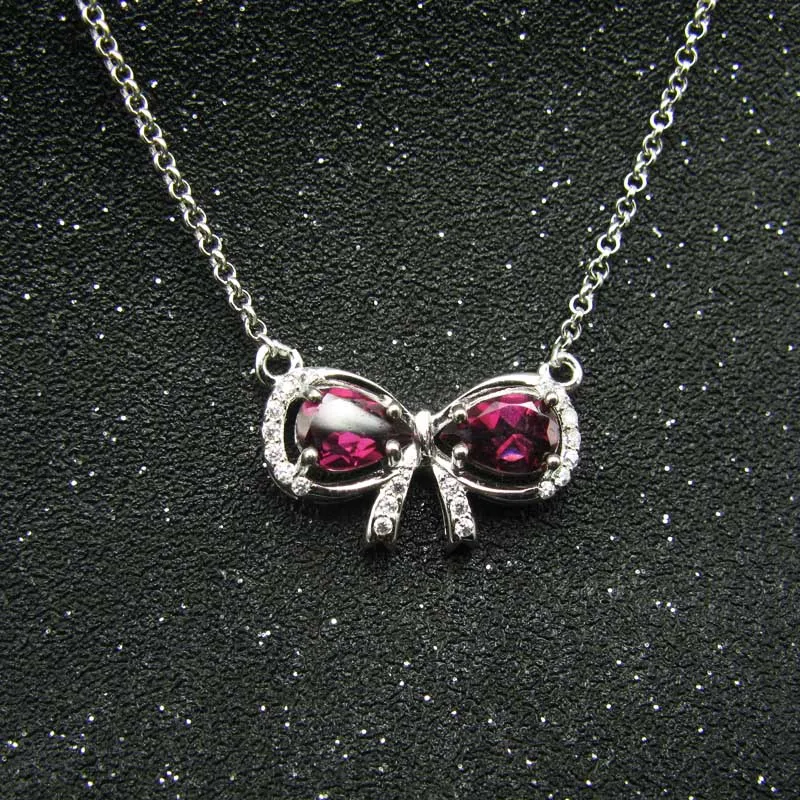 

925 sterling garnet Pendants fashion gift for women jewelry necklaces pendants Swan Pendant love