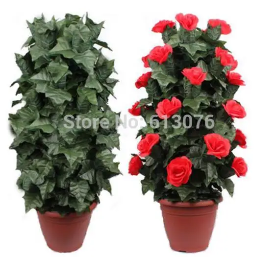 Blooming Rose Bush - Remote Control(30 Flowers,Battery Ver) Magic Trick Flower Appear/Disappear Magia Stage Party Wedding Funny