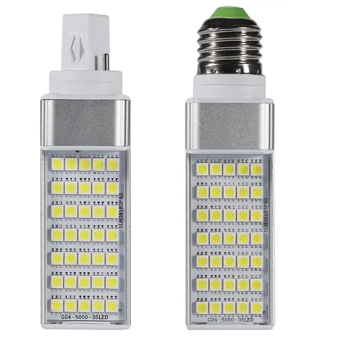 LED Corn Bulbs 5W 7W 9W 11W 13W E27 G24 LEDSMD 5050 Bulb Lamp Light Spotlight 180 Degree AC85-265V Horizontal Plug Light