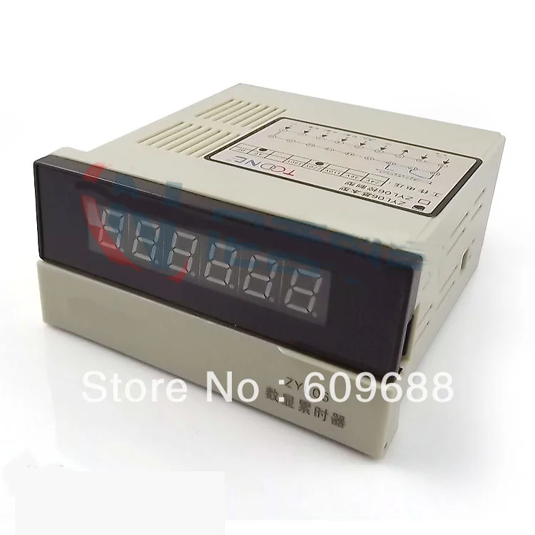 DHC6J-L 5 digits LED display time/hour counter /meter