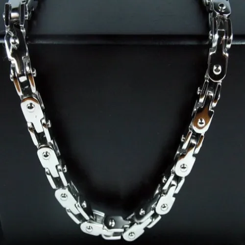 

5mm 21.6'' Men's Jewelry Fashion Stainless Steel Motorcycle Bike Chain Necklace