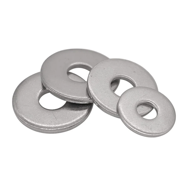 DIN9021 M2.5 M3 M3.5 M4 M5 M6 M8 M10 M12 M16 A2-70 304 Stainless Steel Large Size Oversize Big Wider Flat Washer Plain Gasket