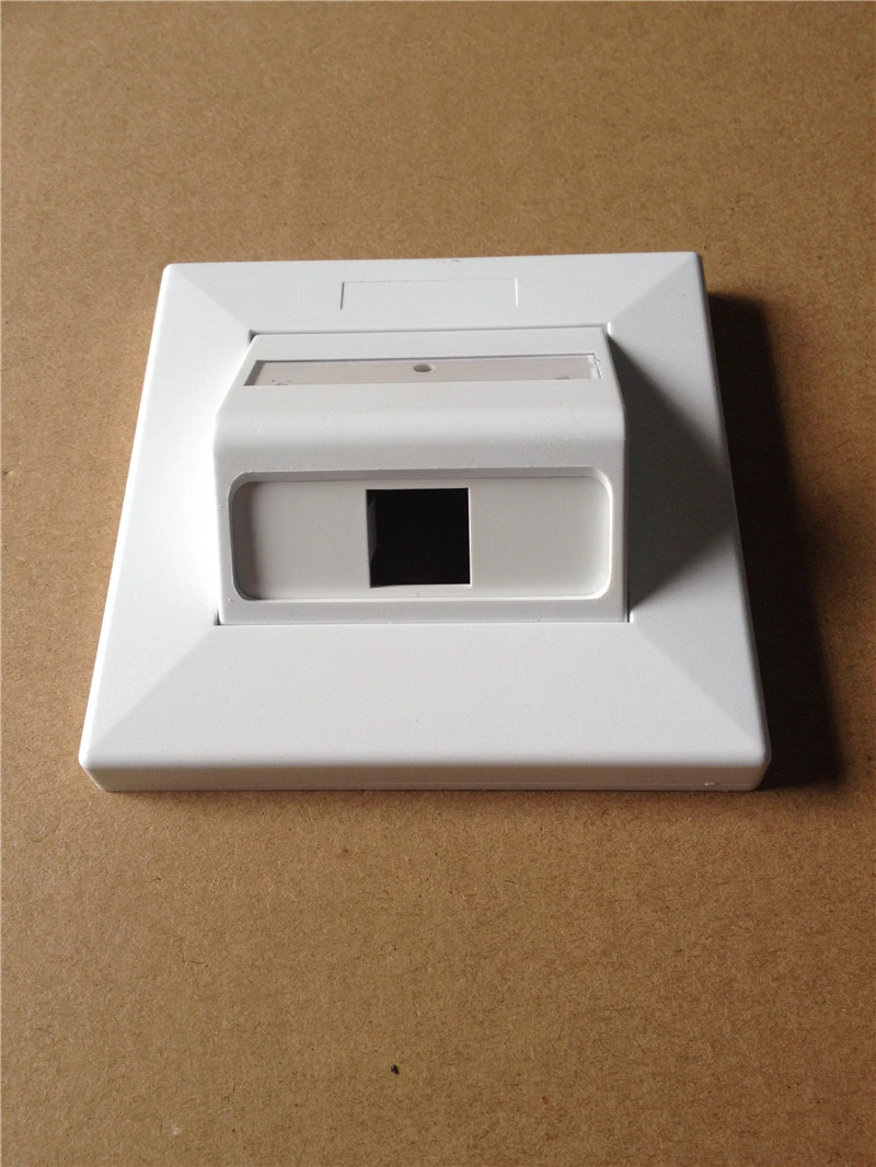 Лицевая панель LC SC ST без адаптера SM MM ftth SX DX белого цвета ABS Настенная розетка 2 ядра 1 ядро оптоволоконная лицевая панель 86 30 шт.