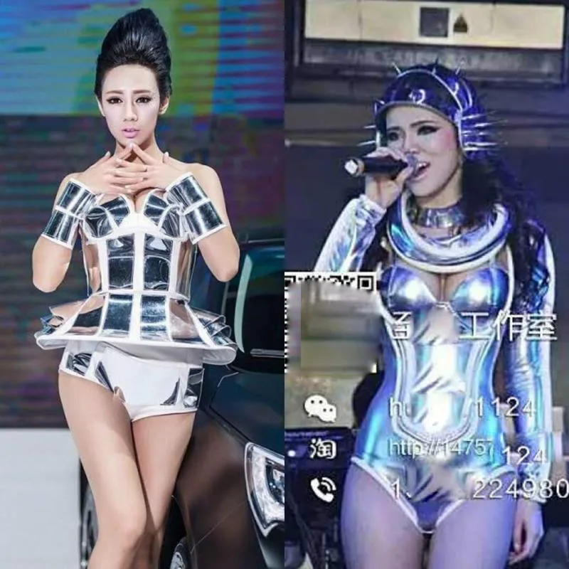 

Catwalk Model Catwalk Nightclub bar technology sexy gogo female collar dance DS DJ singer dance costume show costumes