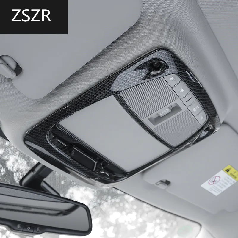 3pcs/set ABS /Carbin Fibre Reading Light Decorated Frame For Renault Koleos 2017 Z2EA1070