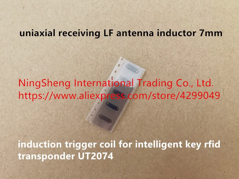 Original new 100% uniaxial receiving LF antenna inductor 7mm induction trigger coil for intelligent key rfid transponder UT2074