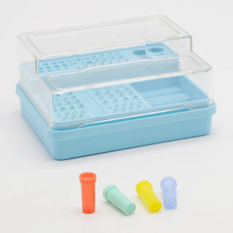 

Dental Lab Item 91 Holes Endo Storage & Disinfection Box Case for Endo Burs Files Instrument