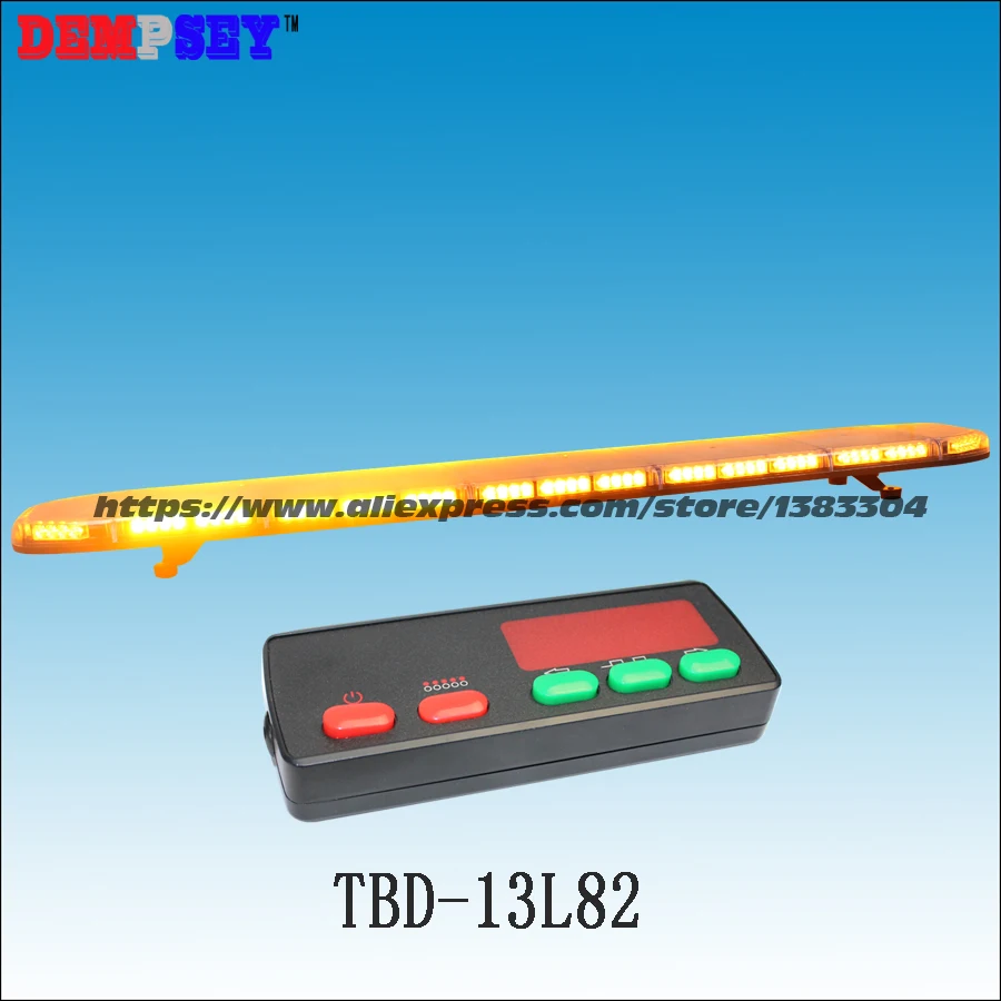 TBD-13L80 High quality super bright 1.8M LED lightbar,DC12V/24V Car Roof Flash Strobe lightbar,engineering/emergency lightbar