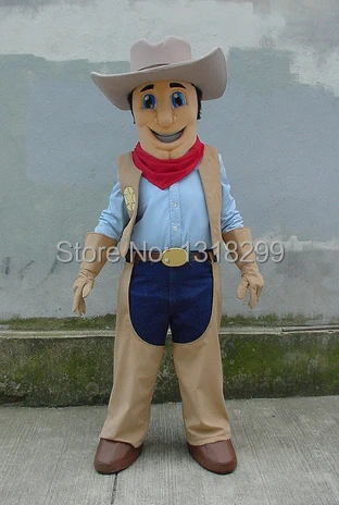 mascot Yard Sheriff cowboy mascot costume fancy dress custom fancy costume cosplay theme mascotte carnival costume kits