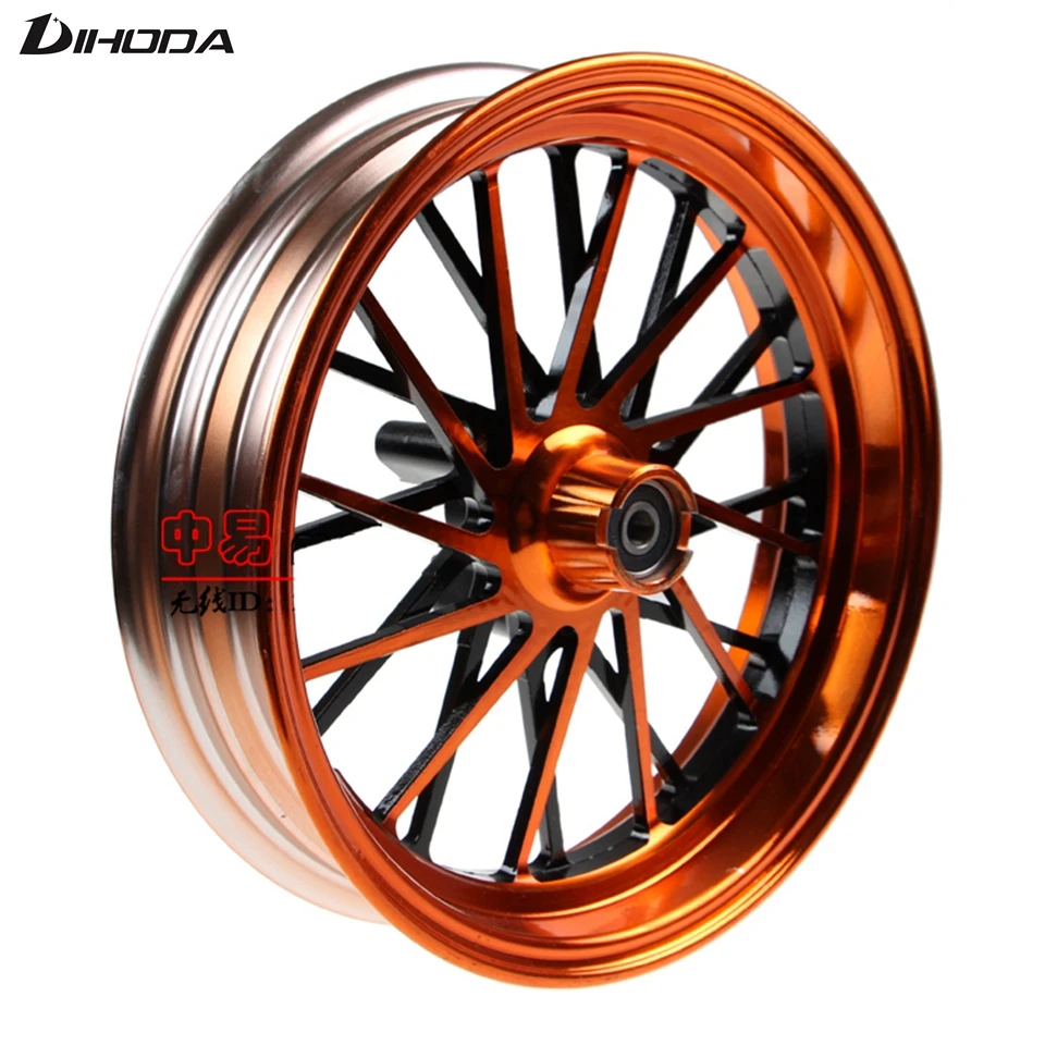 Universal 12*2.75 Aluminum Alloy Motorcycle modified front wheel Rims For Single Disc Disk Brake