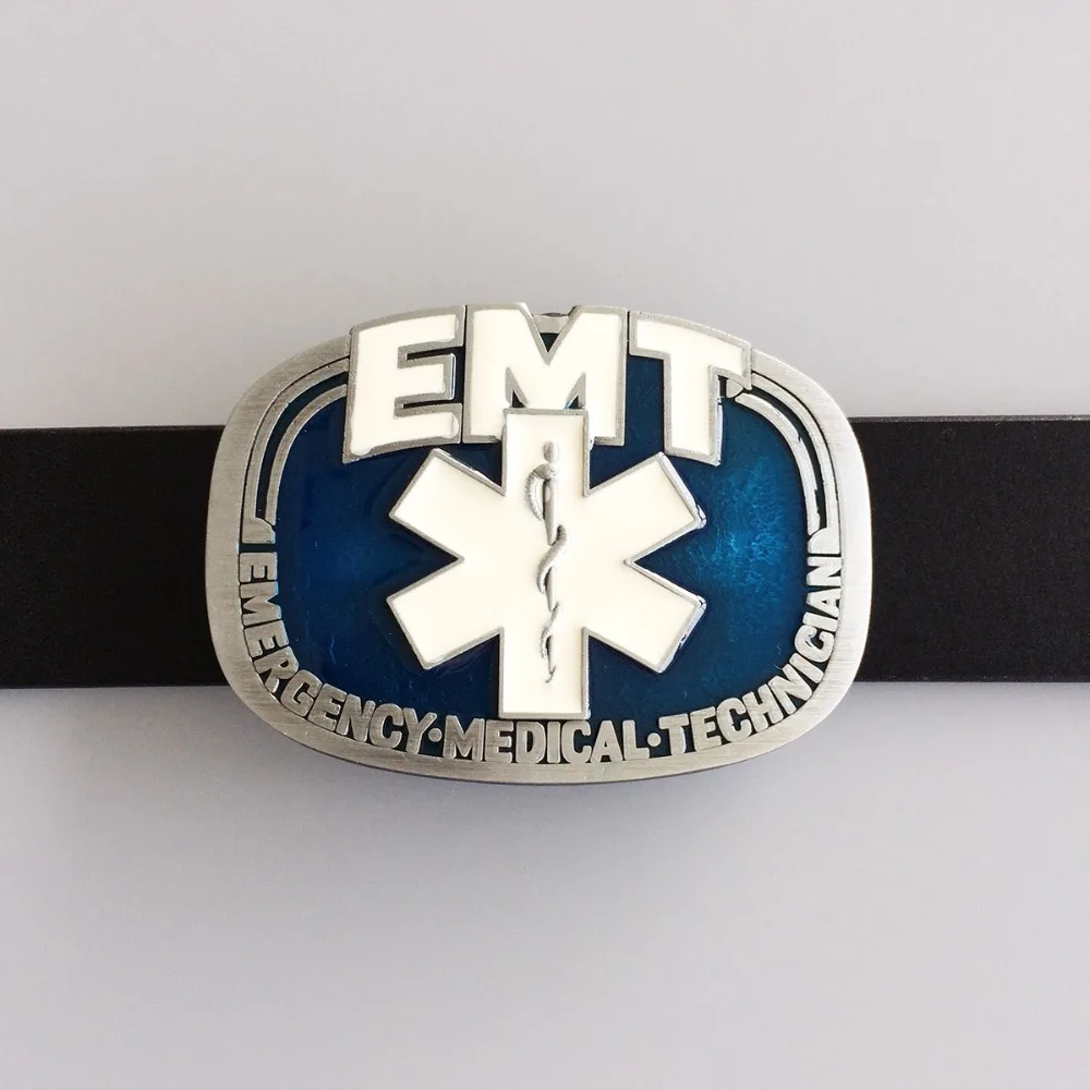 Nowy EMT ratowniczy technik medyczny Tradesman Pewter klamry pasa również w usa BUCKLE-OC008