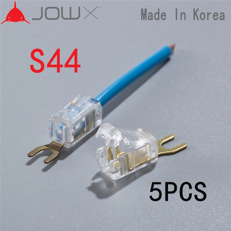 S44 5PCS 2.5mm2 14-13AWG U Spade type terminals quick splice Crimp Non-stripped wire wiring connectors