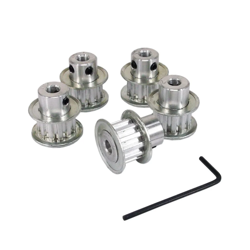 5pcs/lot XL10 Timing Pulley 10 teeth  synchronization Alumium Bore 5mm L037 L039 width for stepper motor  Free shipping $12