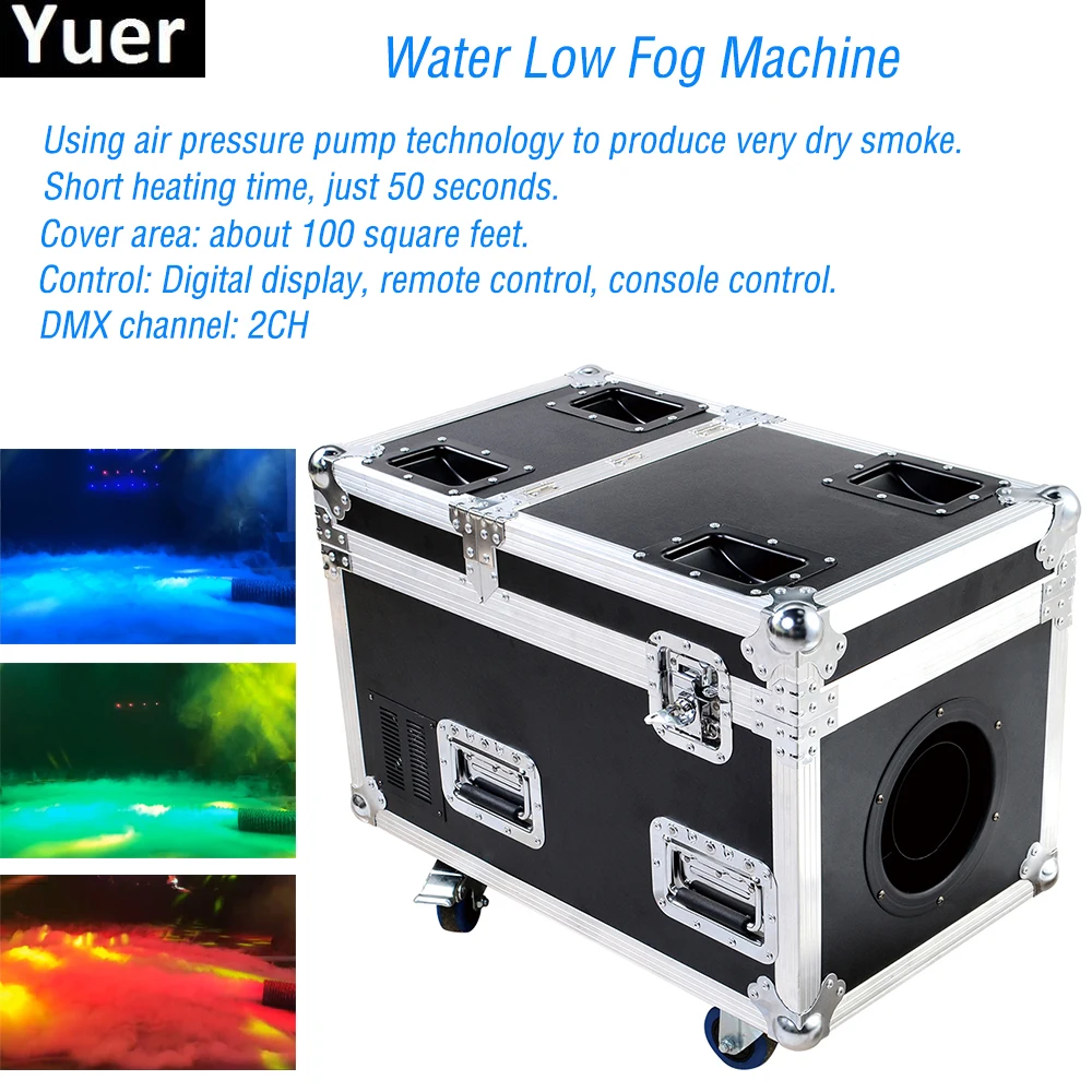 

Professional Stage Dj Equipment DMX 3000W Water Low Fog Machine Create Dry Ice Effect Stage Ground Low Water / Free Shipping