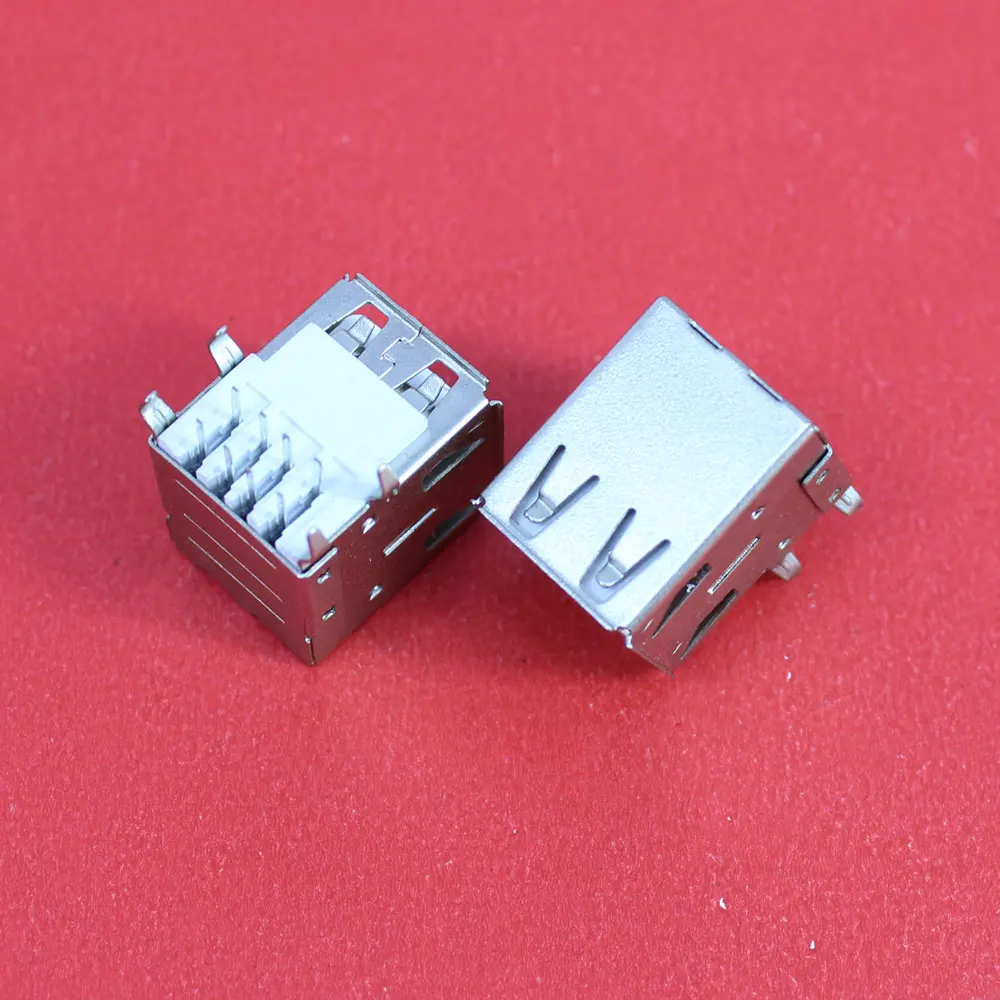 ChengHaoRan 1Piece Double Dual USB 2.0 8 Pin Type A Female Connector Cable Adapter Socket for DIY