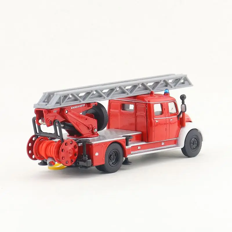 1:50 alloy engineering vehicles, high simulation model Magirus ladder fire truck,children\'s educational toys, free shipping